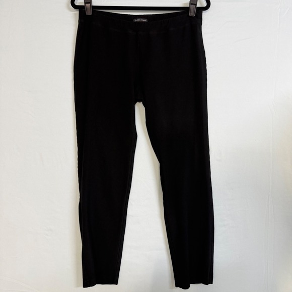 Eileen Fisher Pants - Eileen Fisher Size-M Womens Black Stretch Jersey Leggings Slim Crop Pants